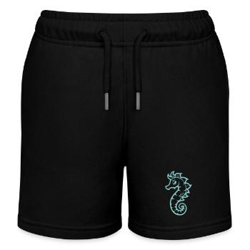 Hippocampe Hippocampe - Short de jogging enfant bio Stanley/Stella - noir - Devant