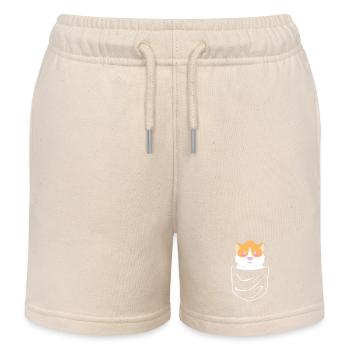 Cobaye - Short de jogging enfant bio Stanley/Stella - écru doux - Devant