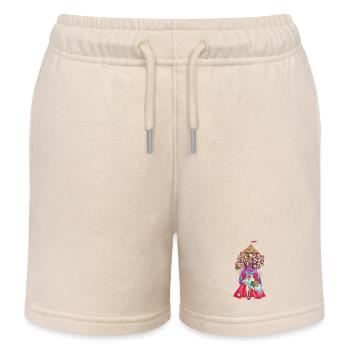 Madame Loyale - Short de jogging enfant bio Stanley/Stella - écru doux - Devant