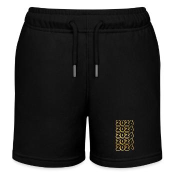 Geboren 2026 - Kinder Organic Joggingshorts Mini Bolter von Stanley/Stella - Schwarz - Vorne