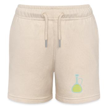 olive oil - Kids Organic Sweat Shorts by Stanley/Stella - soft Ecru - Front