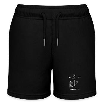 Man sollte das Leben tanzen - Kinder Organic Joggingshorts Mini Bolter von Stanley/Stella - Schwarz - Vorne