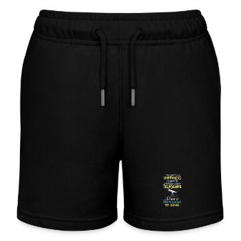 astronomie - Short de jogging enfant bio Stanley/Stella - noir - Devant