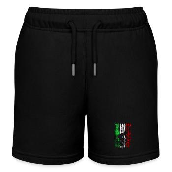 Bicycletta italia - Fahrrad fahren Italien Cyclist - Kinder Organic Joggingshorts Mini Bolter von Stanley/Stella - Schwarz - Vorne