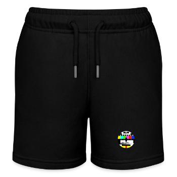 pas de signal - Short de jogging enfant bio Stanley/Stella - noir - Devant