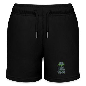 Underground Skull - Short de jogging enfant bio Stanley/Stella - noir - Devant