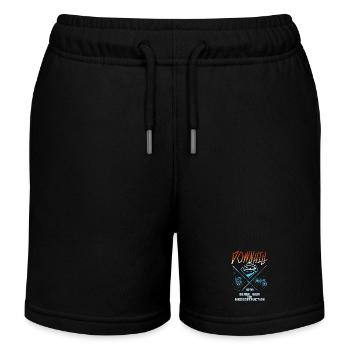 downhill - Kinder Organic Joggingshorts Mini Bolter von Stanley/Stella - Schwarz - Vorne