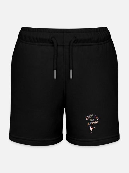 J'Peux Pas J'Ai Danse - Short de jogging enfant bio Stanley/Stella - noir