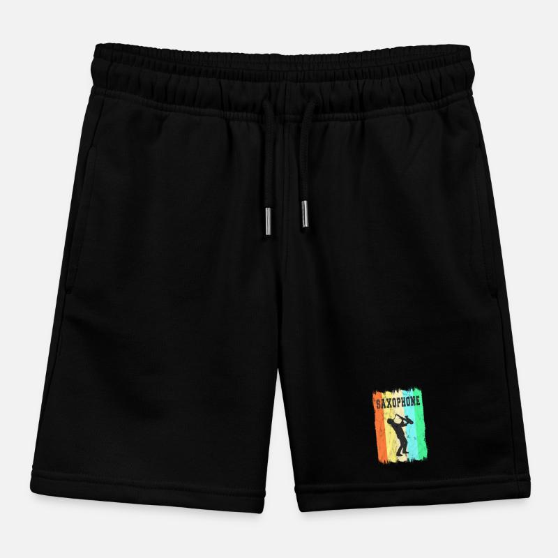 Design de saxophone Short de jogging enfant bio Stanley/Stella