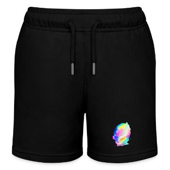 Muschel - Kinder Organic Joggingshorts Mini Bolter von Stanley/Stella - Schwarz - Vorne