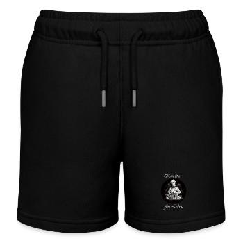 Konditor für Leben weiß - Kinder Organic Joggingshorts Mini Bolter von Stanley/Stella - Schwarz - Vorne