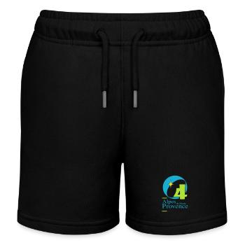 Alpes de Hautes-Provence 04 - Kinder Organic Joggingshorts Mini Bolter von Stanley/Stella - Schwarz - Vorne
