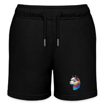 Alpaga - Short de jogging enfant bio Stanley/Stella - noir - Devant