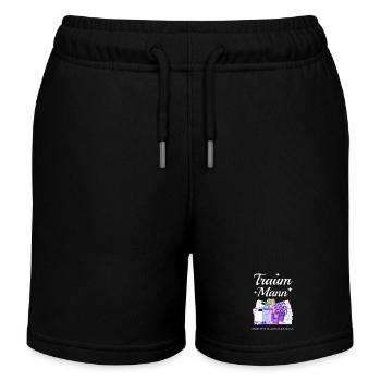 Traum Mann - Kinder Organic Joggingshorts Mini Bolter von Stanley/Stella - Schwarz - Vorne