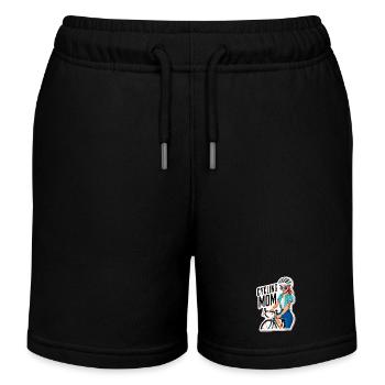 Autocollant d’autonomisation des mamans cyclistes - Short de jogging enfant bio Stanley/Stella - noir - Devant