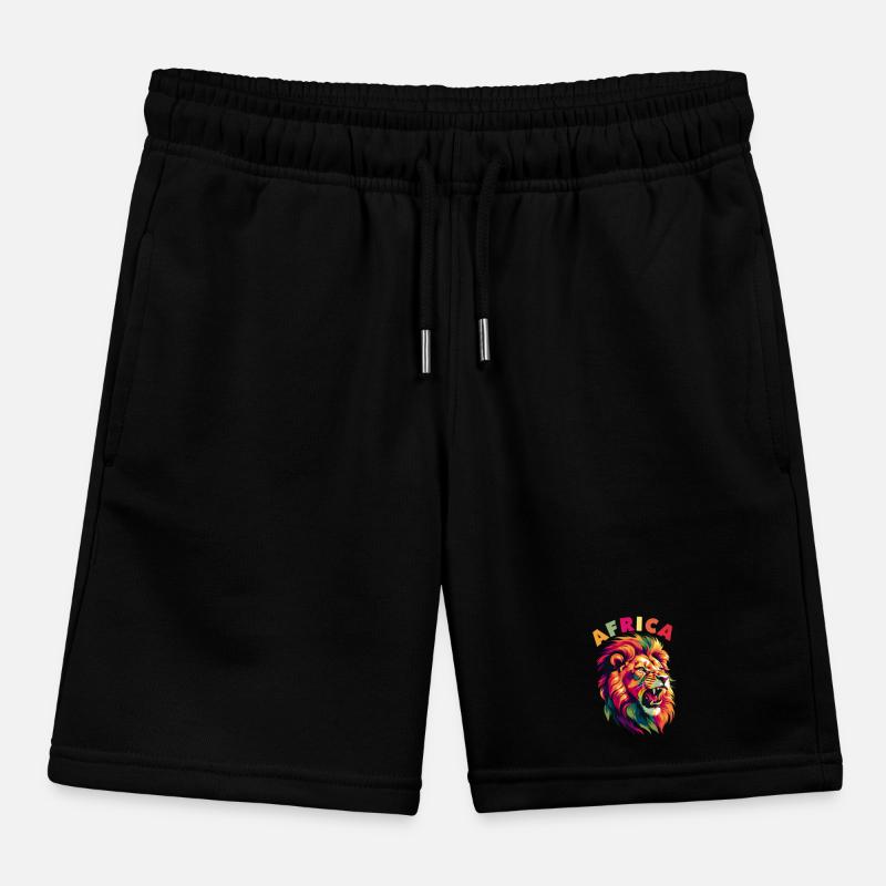 Afrikanischer Löwe Kinder Organic Joggingshorts Mini Bolter von Stanley/Stella