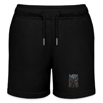 Njörðr - Nordischer Gott des Meeres und Reichtums - Kinder Organic Joggingshorts Mini Bolter von Stanley/Stella - Schwarz - Vorne