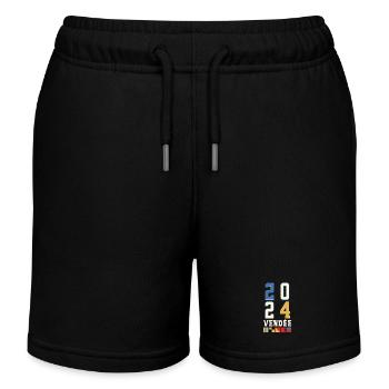 Regatta rund um den Globus Vendée 2024 - Kinder Organic Joggingshorts Mini Bolter von Stanley/Stella - Schwarz - Vorne