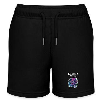 Mein Name ist Mia 2026 - Kinder Organic Joggingshorts Mini Bolter von Stanley/Stella - Schwarz - Vorne