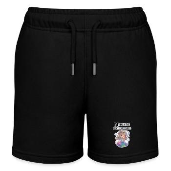 Mein Name ist Charlotte 2026 - Kinder Organic Joggingshorts Mini Bolter von Stanley/Stella - Schwarz - Vorne