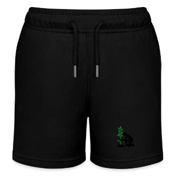 Environnement de plantation - Short de jogging enfant bio Stanley/Stella - noir - Devant