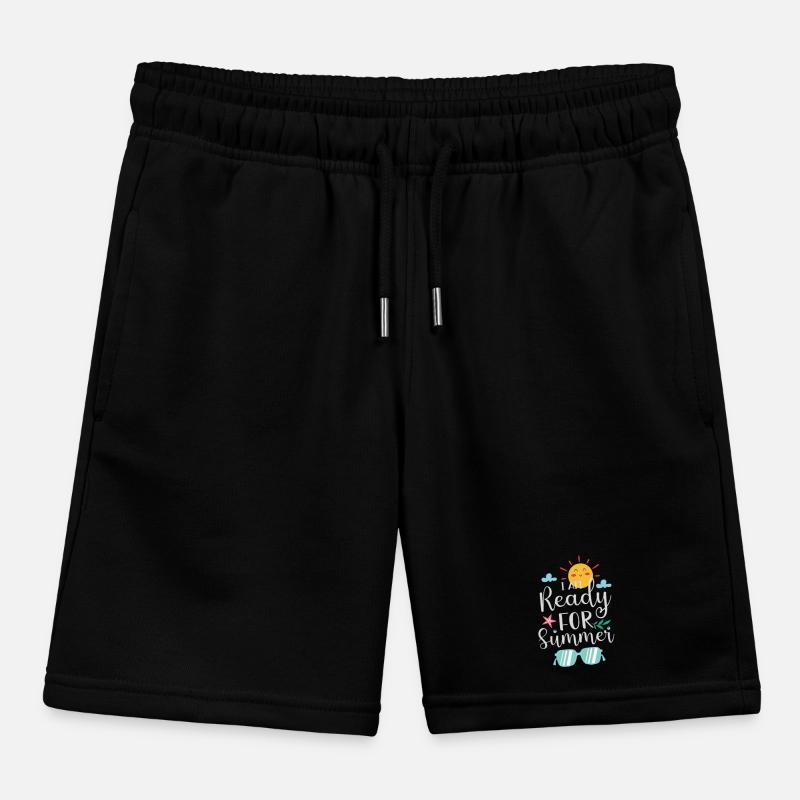 I am Ready for Summer Kids Organic Sweat Shorts by Stanley/Stella