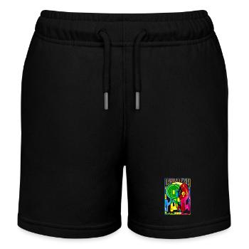 Geek pride - Kids Organic Sweat Shorts by Stanley/Stella - black - Front