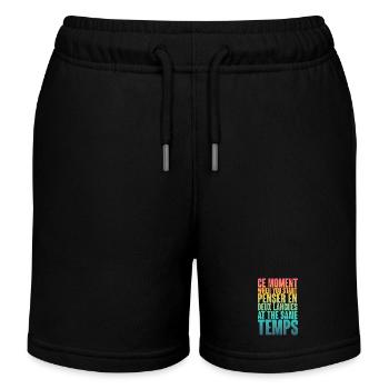 DICTON COOL POUR LES MULTILINGUES, LES INTERNATIONAUX - Short de jogging enfant bio Stanley/Stella - noir - Devant