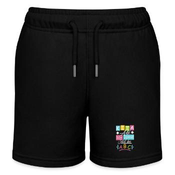 Kita Abgänger 2026 - Kinder Organic Joggingshorts Mini Bolter von Stanley/Stella - Schwarz - Vorne