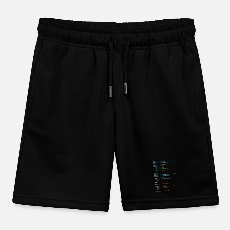 Programmer Humor - Developer Logic and Technology Kids Organic Sweat Shorts by Stanley/Stella