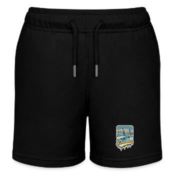 Winterliches Dresden – Altstadt im Schnee - Kinder Organic Joggingshorts Mini Bolter von Stanley/Stella - Schwarz - Vorne