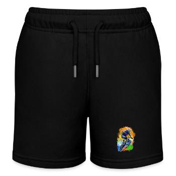 MTB-Fahrrad - Kinder Organic Joggingshorts Mini Bolter von Stanley/Stella - Schwarz - Vorne