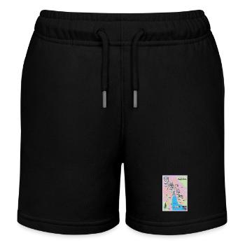Ville de Zurich - Short de jogging enfant bio Stanley/Stella - noir - Devant