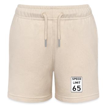vitesse limite  - Short de jogging enfant bio Stanley/Stella - écru doux - Devant