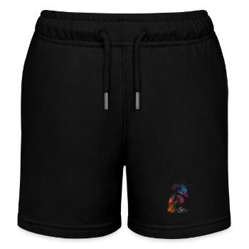 Motorsport-Sportkunst #motor #sport - Kinder Organic Joggingshorts Mini Bolter von Stanley/Stella - Schwarz - Vorne