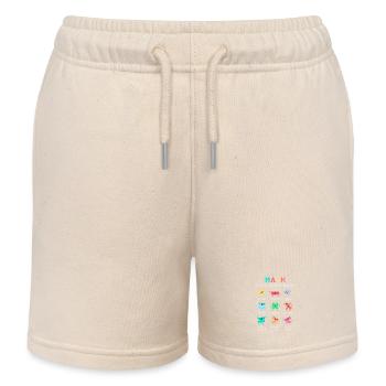 Mathe hält dich im Gleichgewicht - Kinder Organic Joggingshorts Mini Bolter von Stanley/Stella - Natur - Vorne