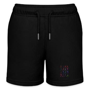 Baseballspieler #baseball #sport - Kinder Organic Joggingshorts Mini Bolter von Stanley/Stella - Schwarz - Vorne