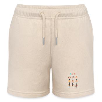 Mathe hält dich im Gleichgewicht - Kinder Organic Joggingshorts Mini Bolter von Stanley/Stella - Natur - Vorne