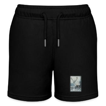 Renne Renne - Short de jogging enfant bio Stanley/Stella - noir - Devant