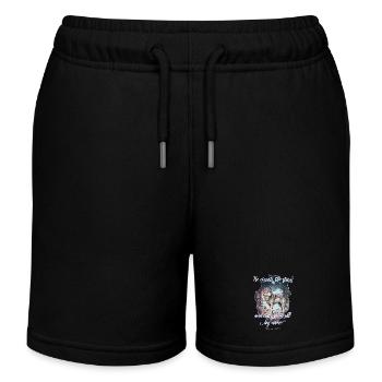Wolf Christian - Short de jogging enfant bio Stanley/Stella - noir - Devant