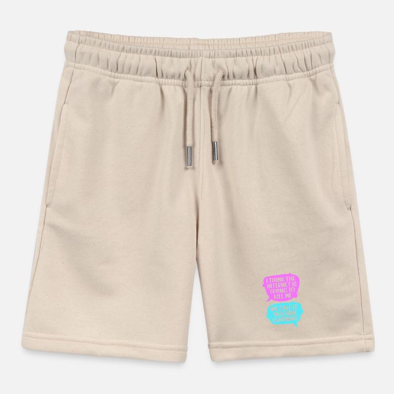 GPT Programmer Coder Kids Organic Sweat Shorts by Stanley/Stella