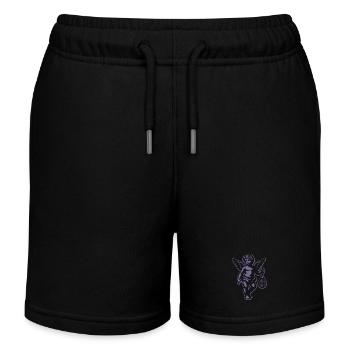 Tennis Fun Shirt Engelputte Retro Renaissance - Kinder Organic Joggingshorts Mini Bolter von Stanley/Stella - Schwarz - Vorne