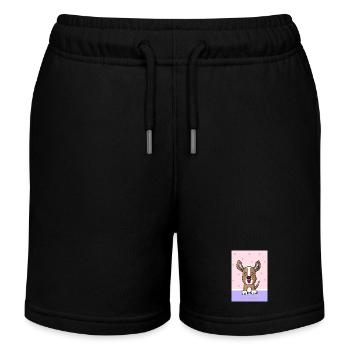 Kawaii Hund Bester Freund  - Kinder Organic Joggingshorts Mini Bolter von Stanley/Stella - Schwarz - Vorne