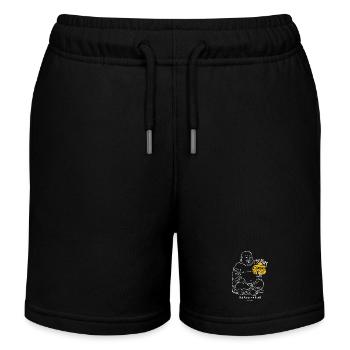 Tirkku Buddha - Kinder Organic Joggingshorts Mini Bolter von Stanley/Stella - Schwarz - Vorne