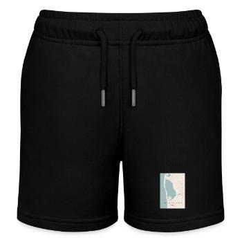 Ringkøbing Fjord Danmark - Kids Organic Sweat Shorts by Stanley/Stella - black - Front