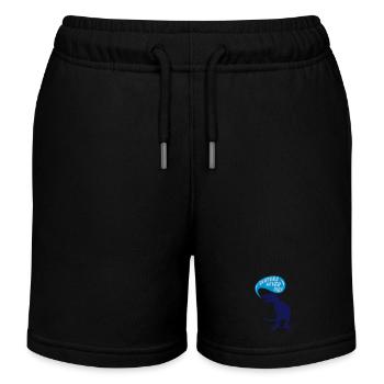 t-rex skater - Short de jogging enfant bio Stanley/Stella - noir - Devant