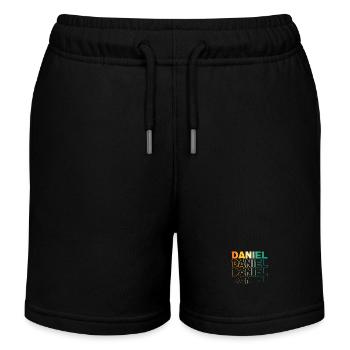 Daniel - Kinder Organic Joggingshorts Mini Bolter von Stanley/Stella - Schwarz - Vorne