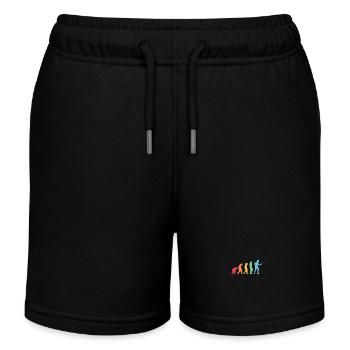 Fencing Evolution Fencing - Kids Organic Sweat Shorts by Stanley/Stella - black - Front