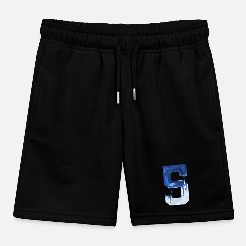 NON. 5 NUMÉRO 5 BLEU BLANC 5E ANNIVERSAIRE Short de jogging enfant bio Stanley/Stella