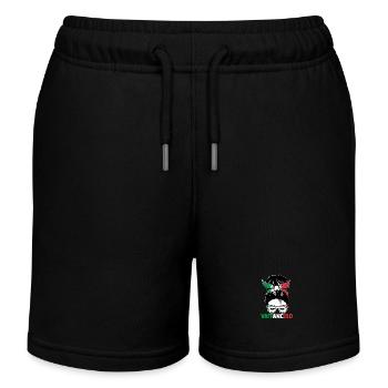 Italien Italiener Vaffanculo - Kinder Organic Joggingshorts Mini Bolter von Stanley/Stella - Schwarz - Vorne